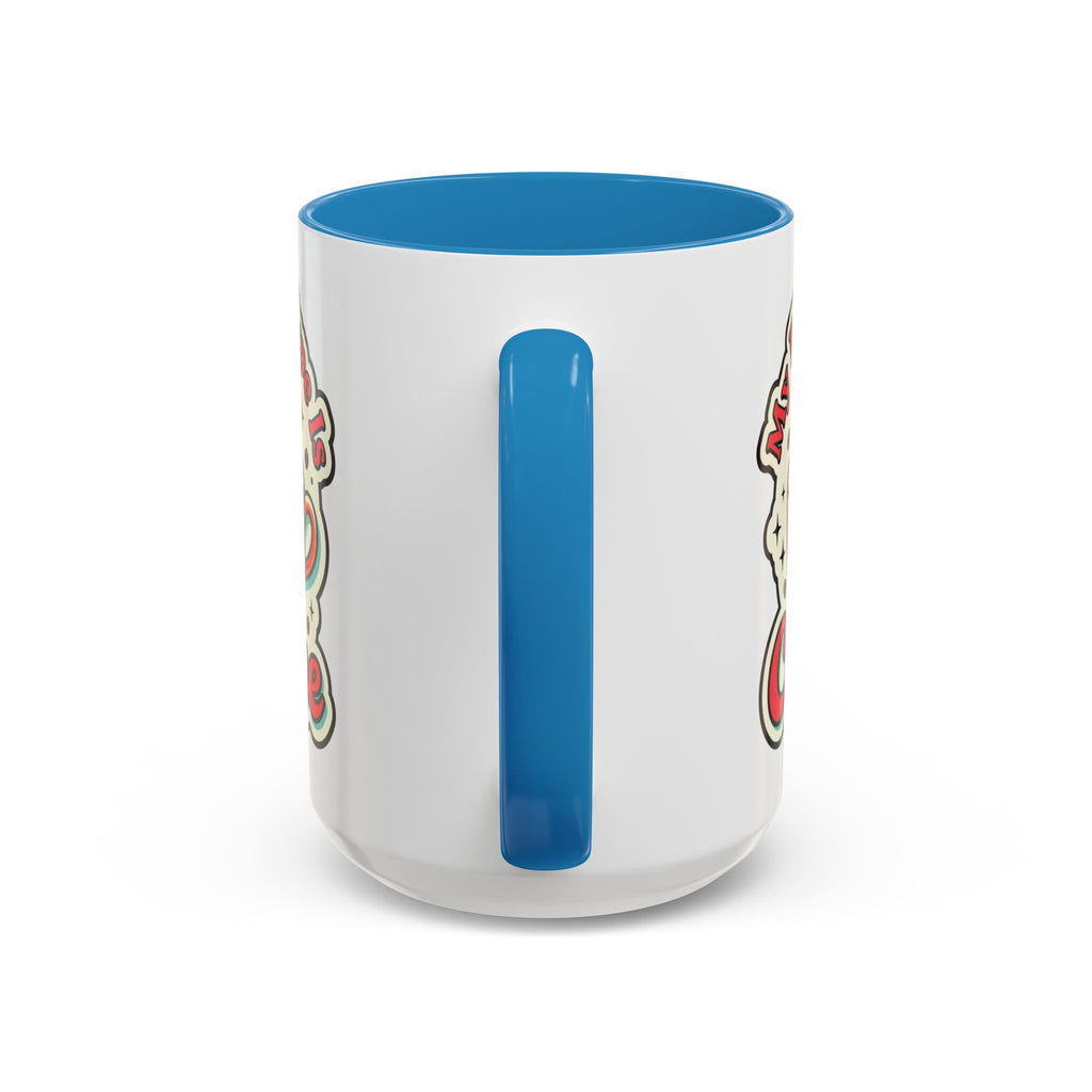 Coffee Mug - "My Blood Type Is Coffee" Accent Ceramic Mug (11oz & 15oz)