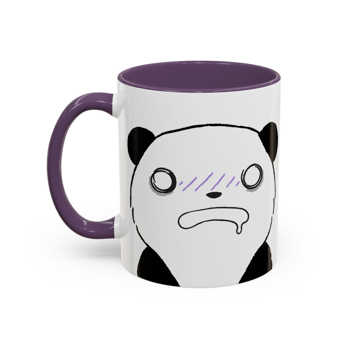 Just Give Me My Coffee!!! Accent Mug — Panda Coffee Lover Gift (11/15oz)