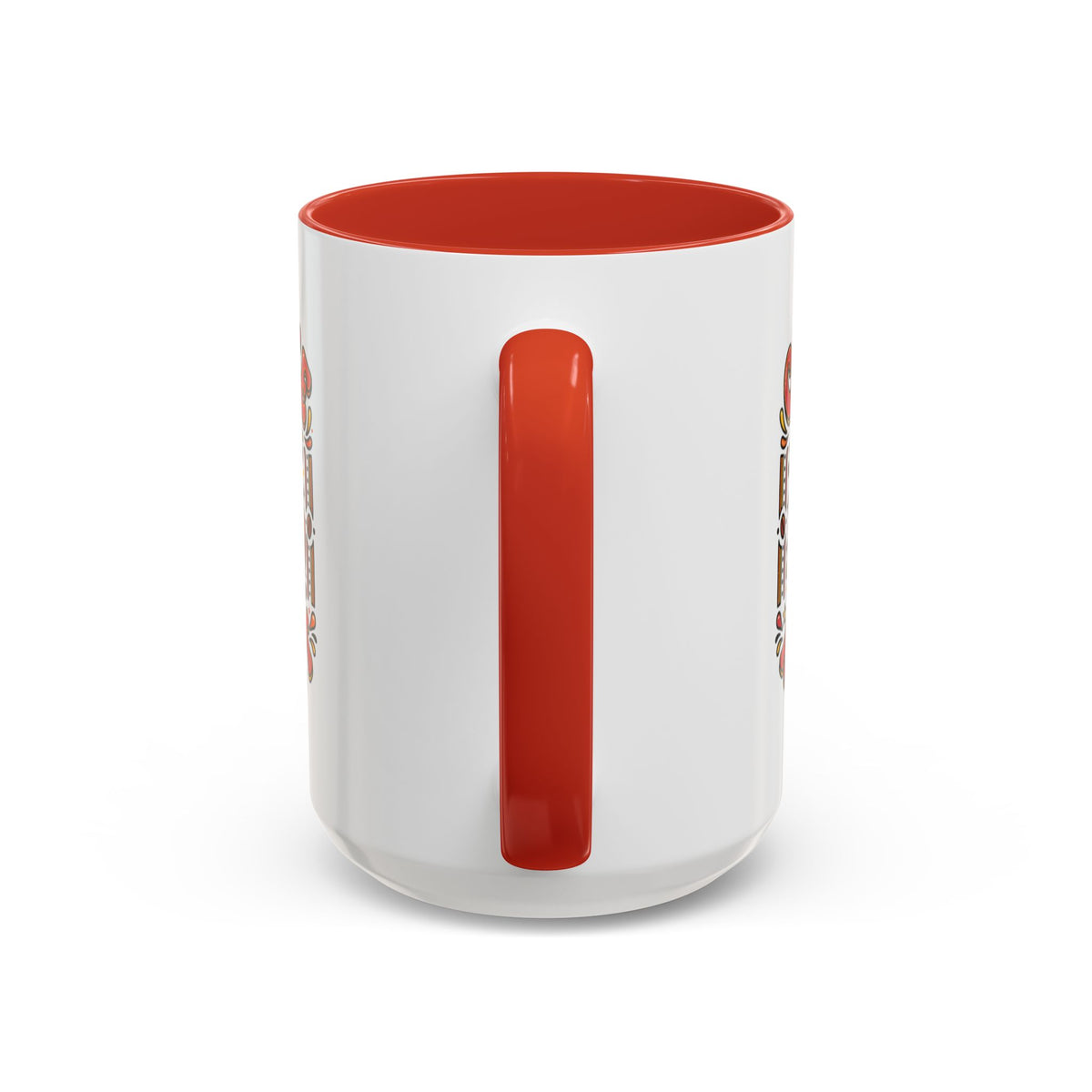Coffee Addict Accent Mug — "Coffee Power" Retro Coffee Lover Gift (11oz/15oz)