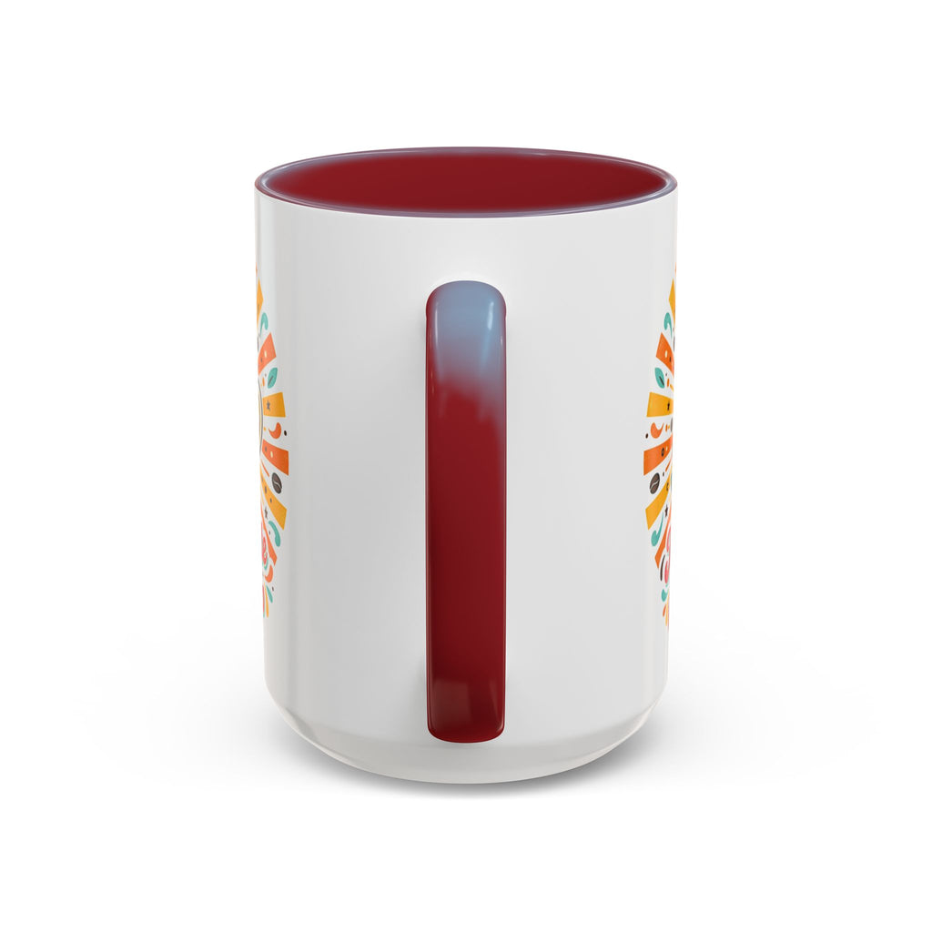 My Favorite Coffee Cup Accent Mug — Colorful Ceramic Coffee Mug (11/15oz)