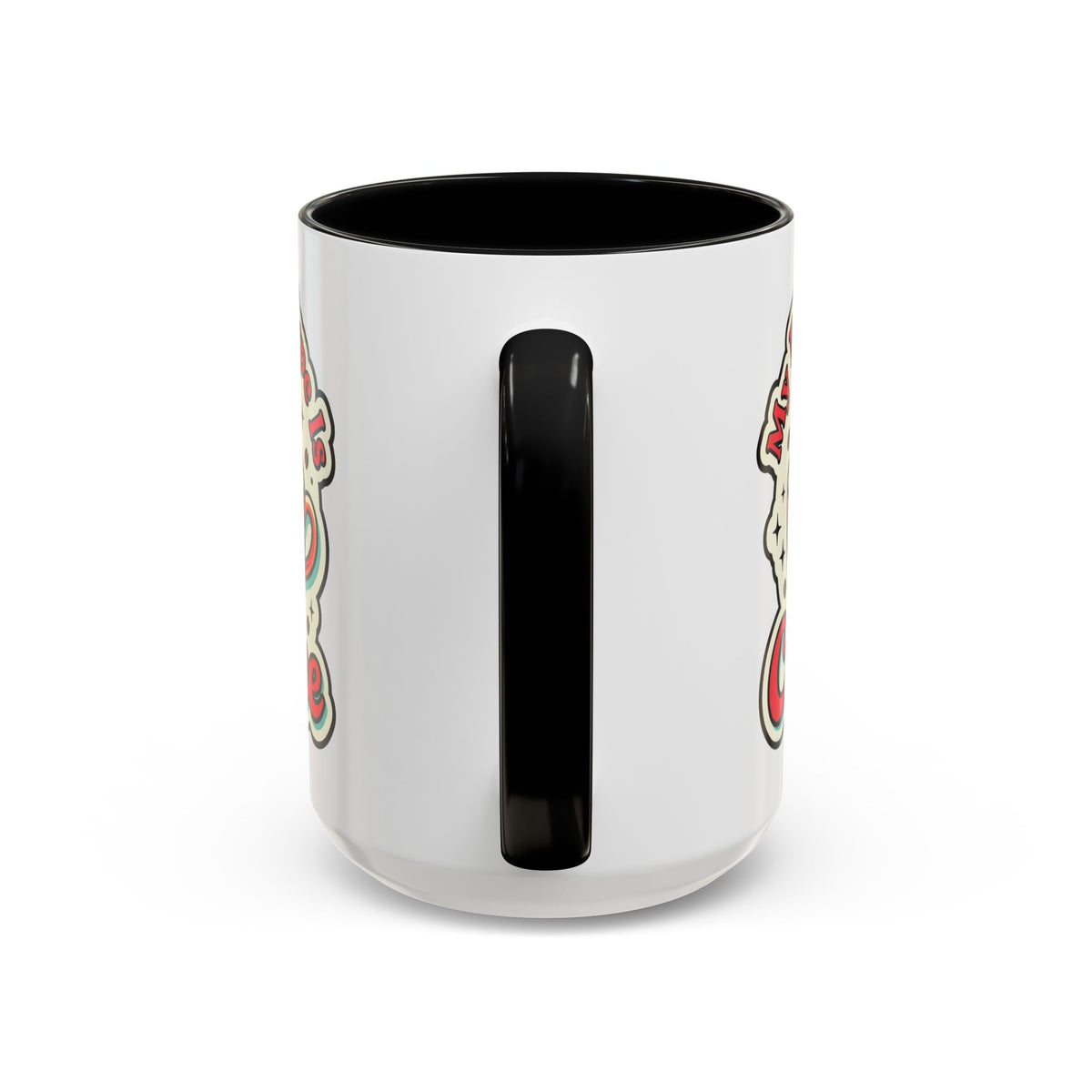 Coffee Mug - "My Blood Type Is Coffee" Accent Ceramic Mug (11oz & 15oz)