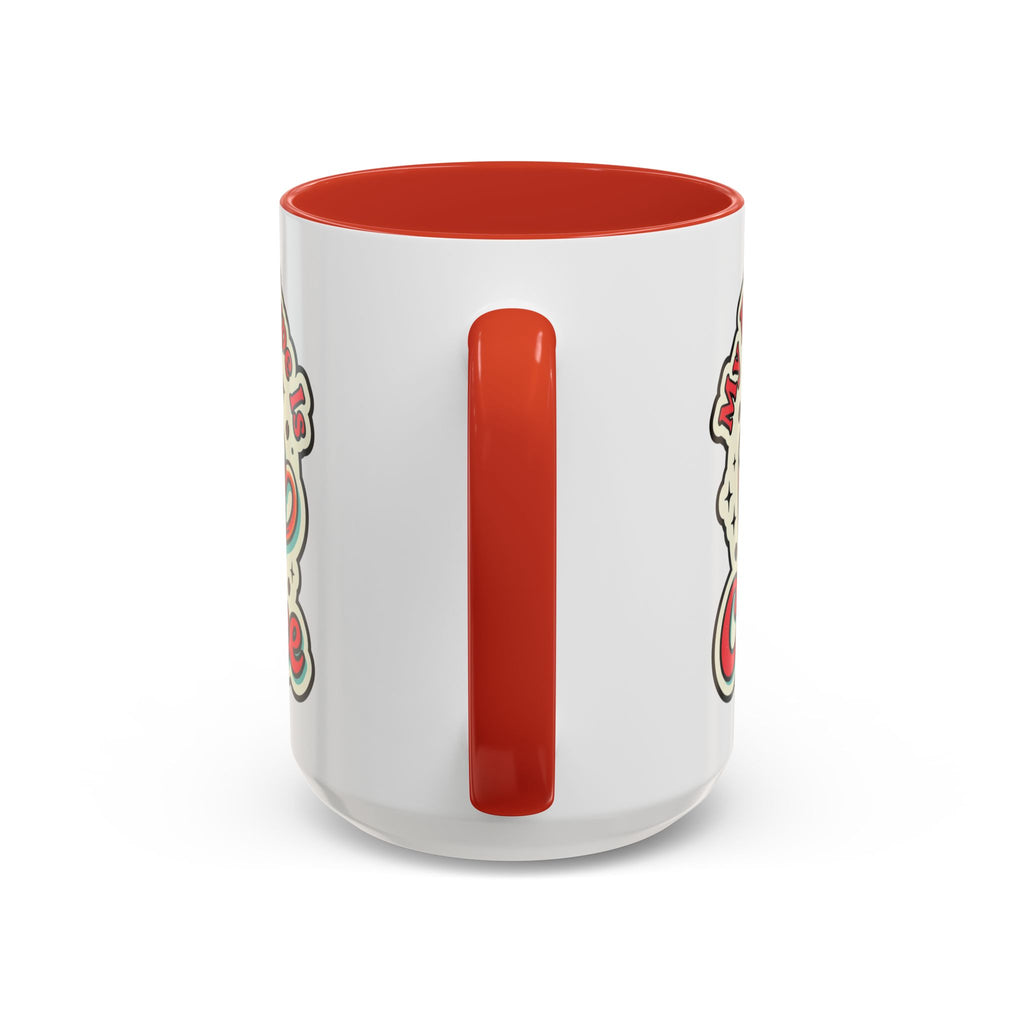 Coffee Mug - "My Blood Type Is Coffee" Accent Ceramic Mug (11oz & 15oz)