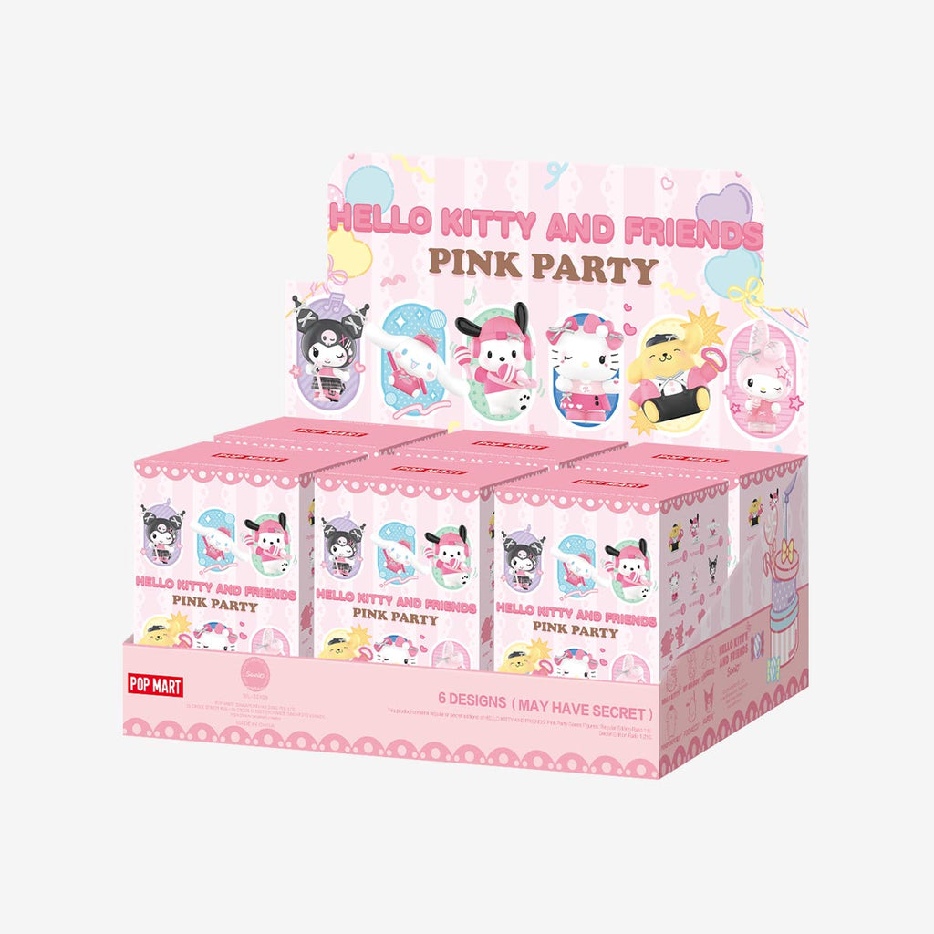 Hello Kitty and Friends Pink Party Series Blind Box Figure | POP MART