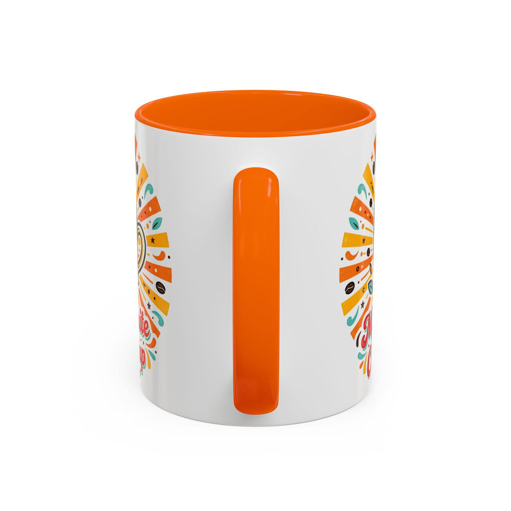 My Favorite Coffee Cup Accent Mug — Colorful Ceramic Coffee Mug (11/15oz)