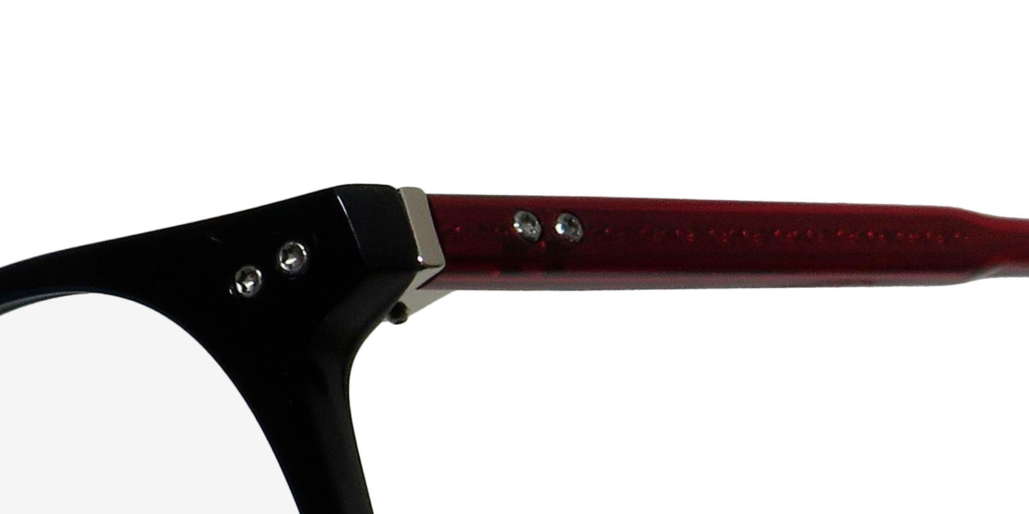 Morel Red Perry 90016c Eyeglasses