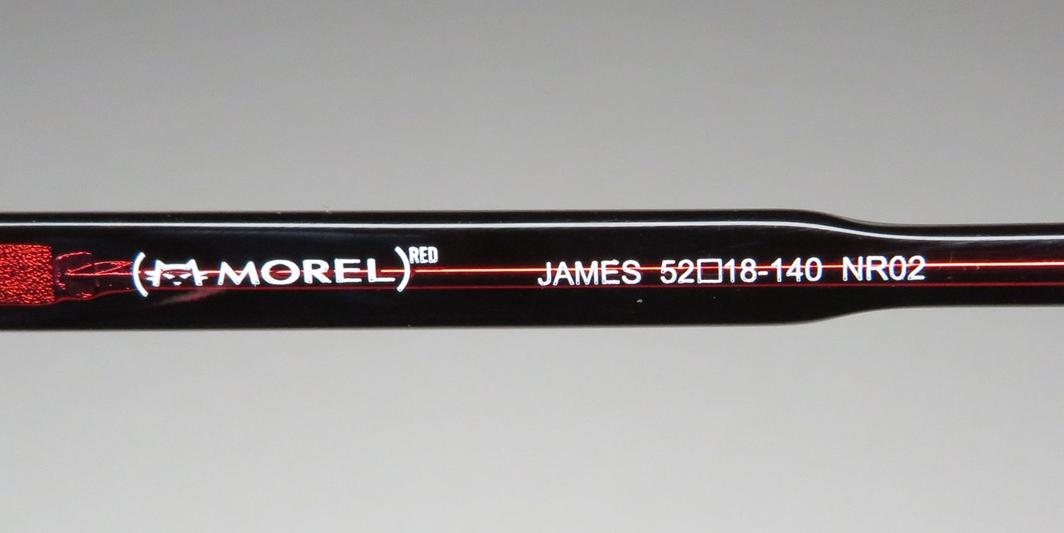 Morel Red James 90036c Eyeglasses