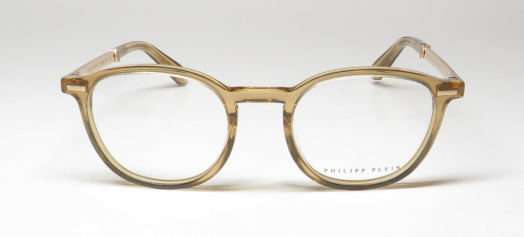 Philipp Plein Vpp057 Plein Gold Silhouette Eyeglasses