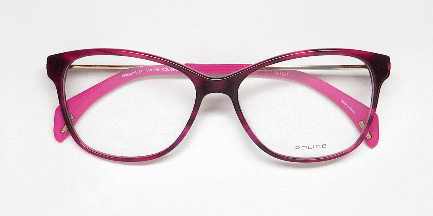 Police Vpl729 Sparkle 11 Eyeglasses