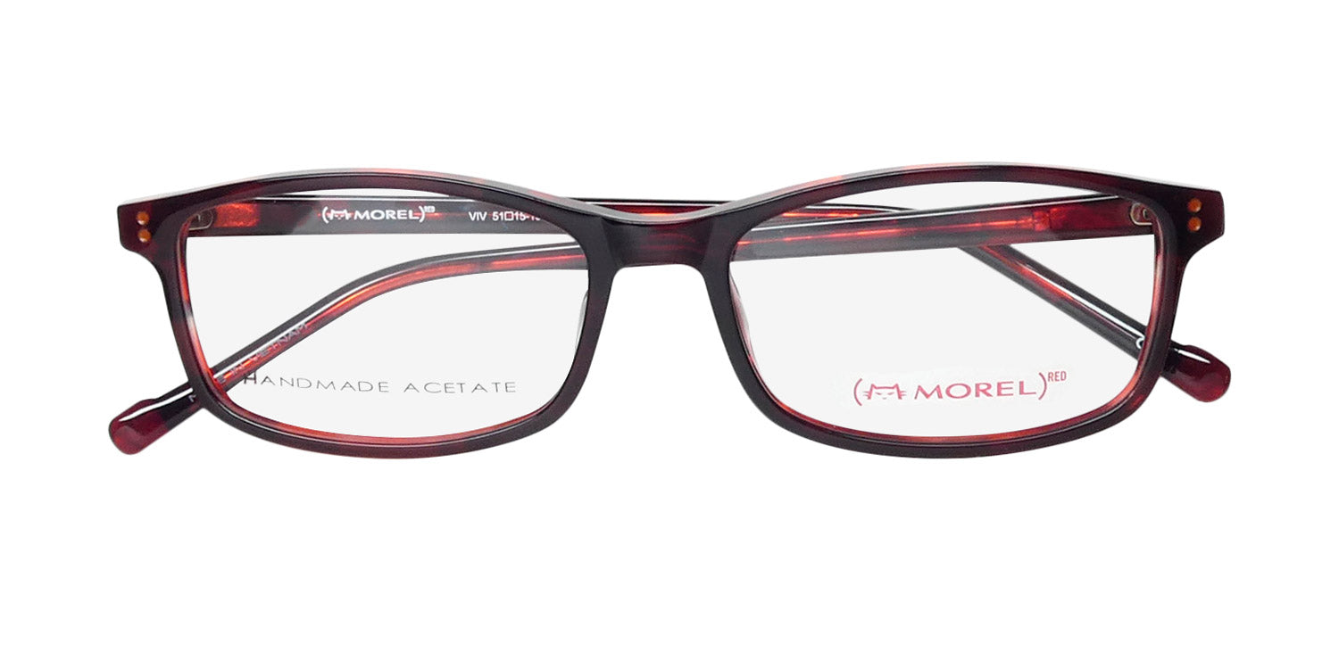 Morel Red Viv 90037c Eyeglasses