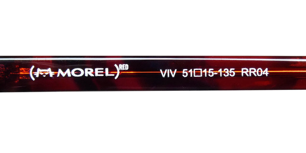 Morel Red Viv 90037c Eyeglasses