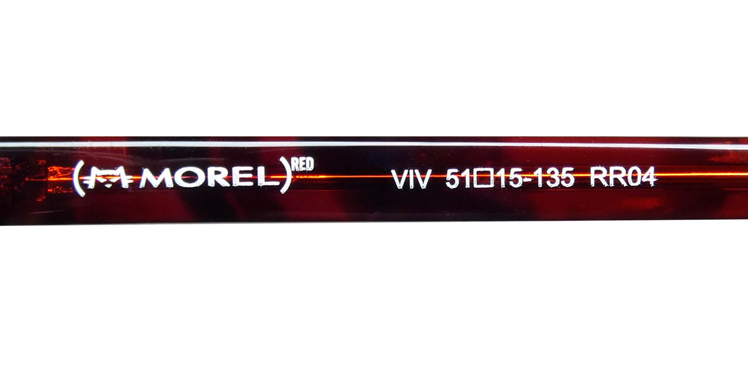 Morel Red Viv 90037c Eyeglasses