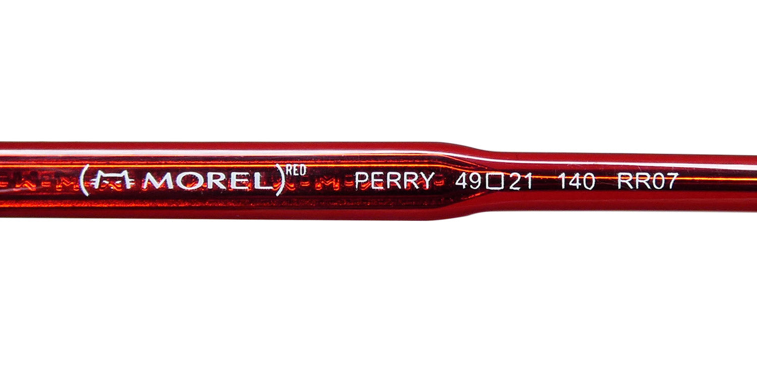 Morel Red Perry 90016c Eyeglasses