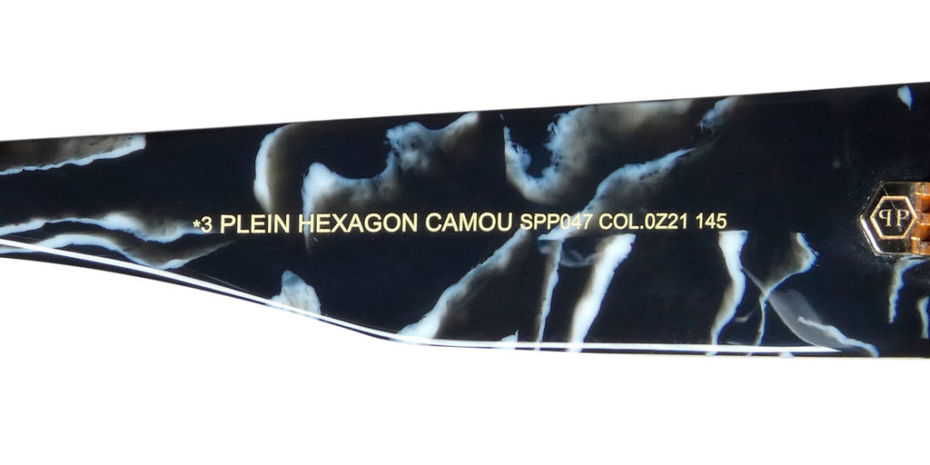 Philipp Plein Spp047 Plein Hexagon Camou Sunglasses