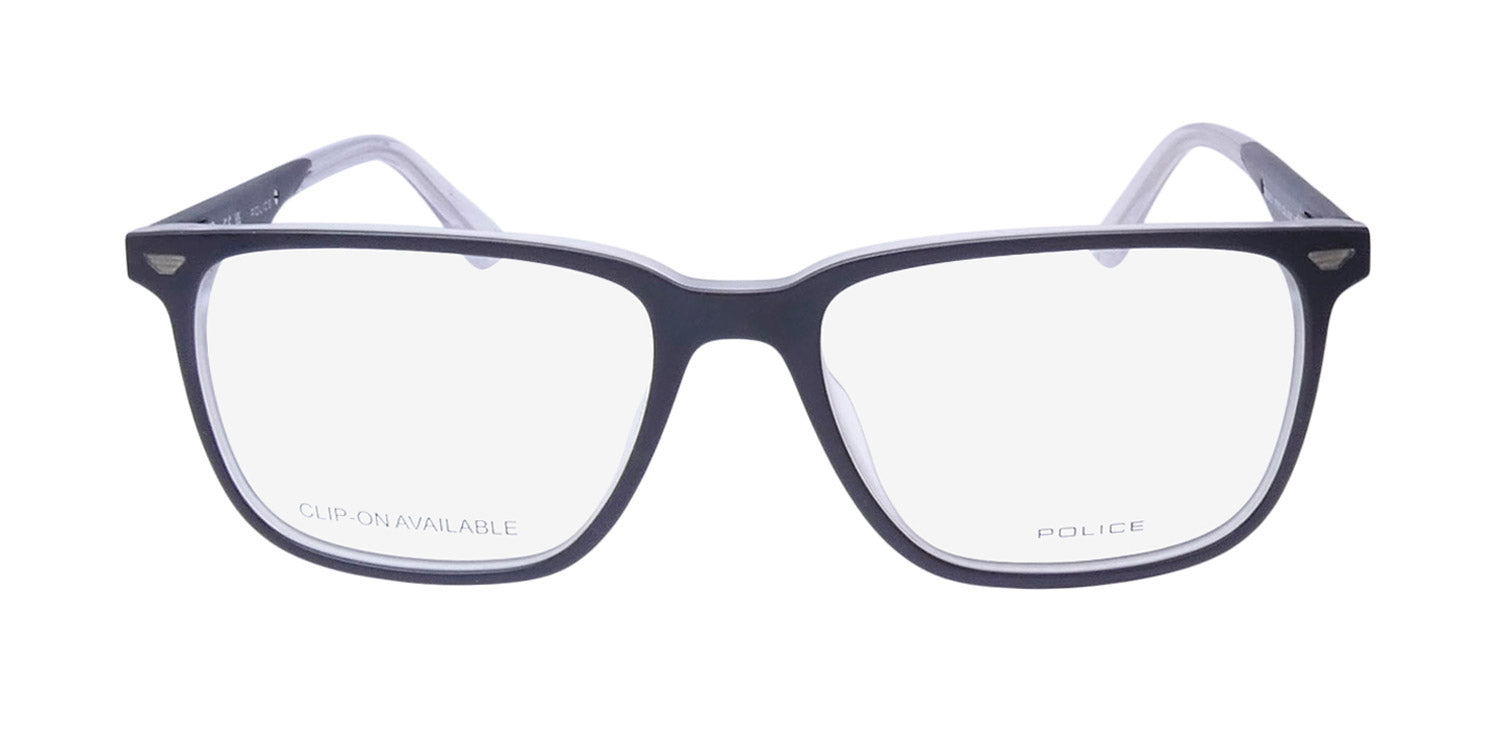 Police Vplf01 Groove 1 Clip-On Eyeglasses