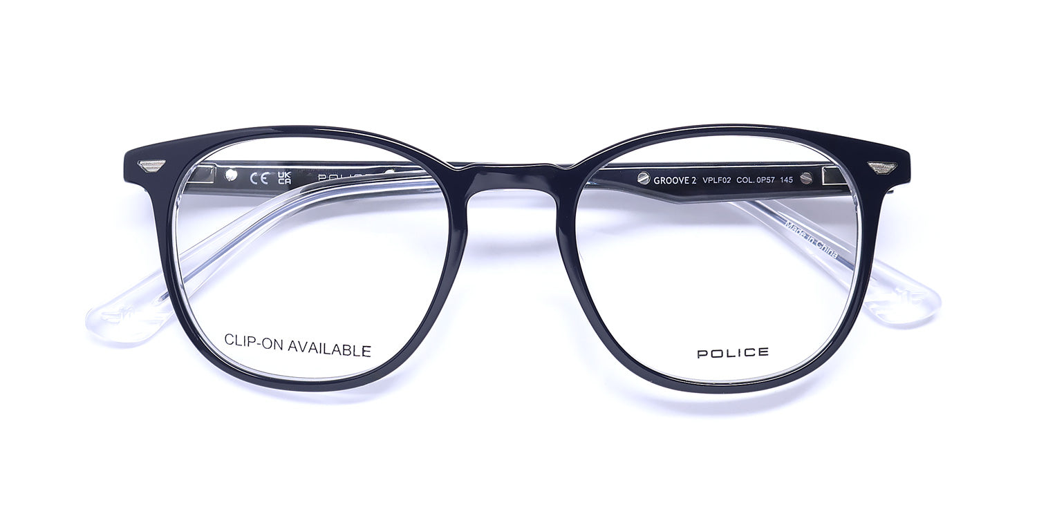 Police Vplf02 Groove 2 Eyeglasses