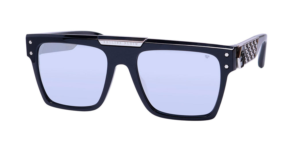 Philipp Plein Spp080 Plein Badge 23kt Gp Sunglasses