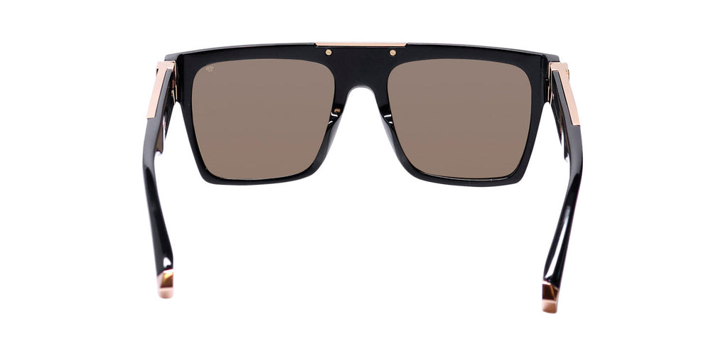 Philipp Plein Spp080 Plein Badge 23kt Gp Sunglasses