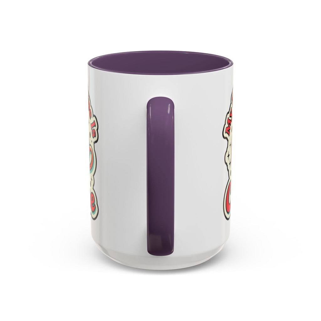 Coffee Mug - "My Blood Type Is Coffee" Accent Ceramic Mug (11oz & 15oz)