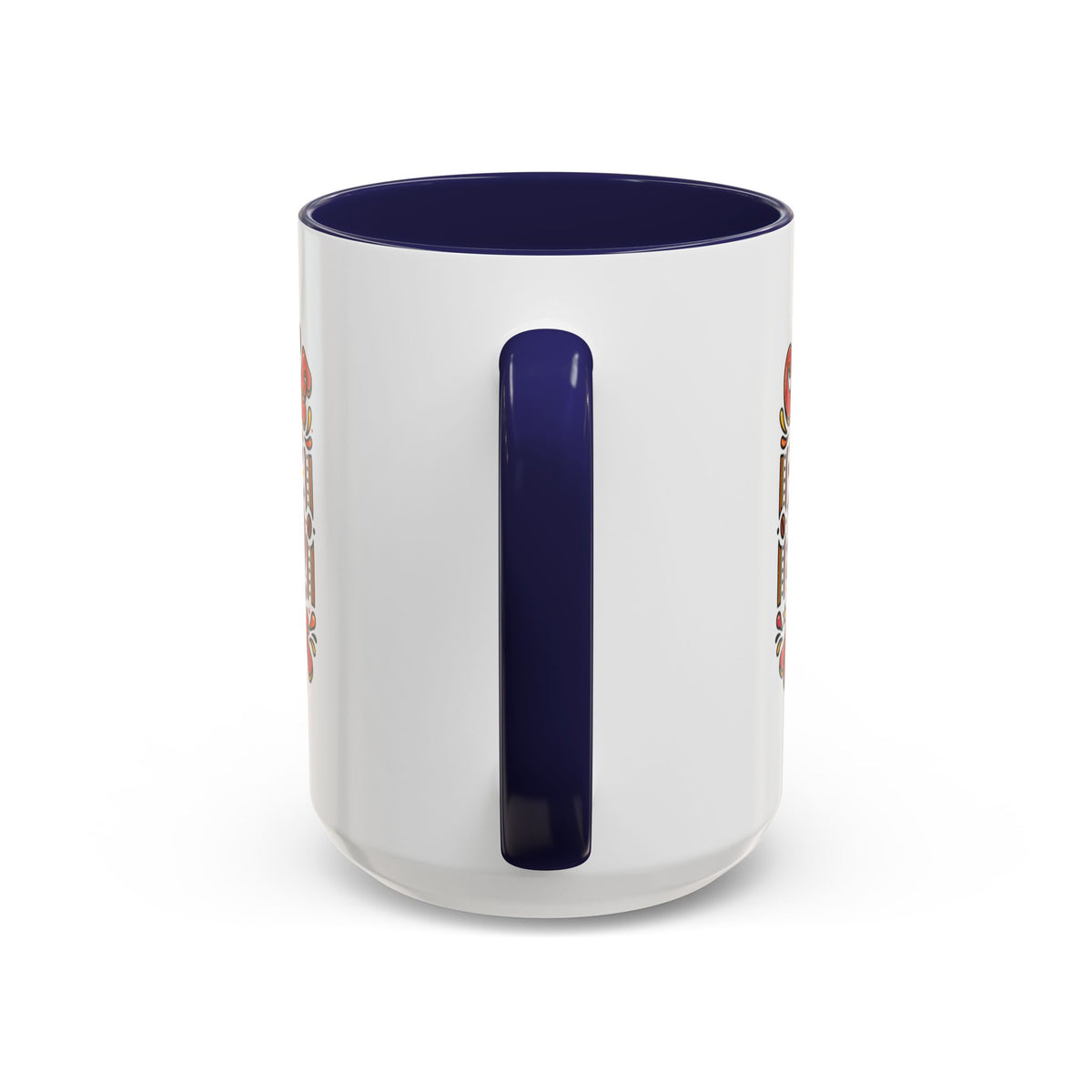 Coffee Addict Accent Mug — "Coffee Power" Retro Coffee Lover Gift (11oz/15oz)
