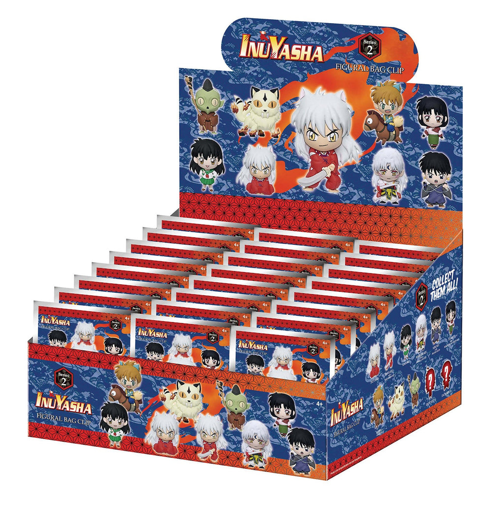Inuyasha 25th Anniversary 3D Foam Bag Clip – Series 2 Blind Box