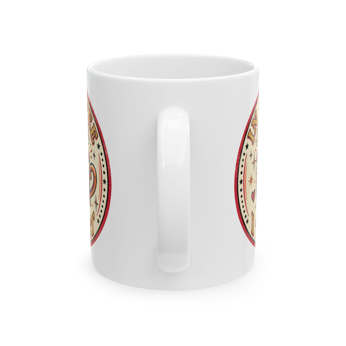 Coffee Mug - "In Coffee We Trust" Retro Ceramic Mug (11oz, 15oz)