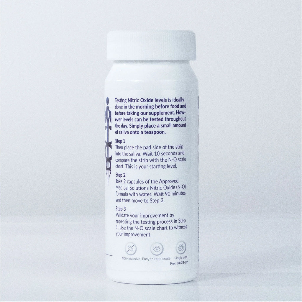 Approved Medical Nitric Oxide Indicator Strips - 50 Count