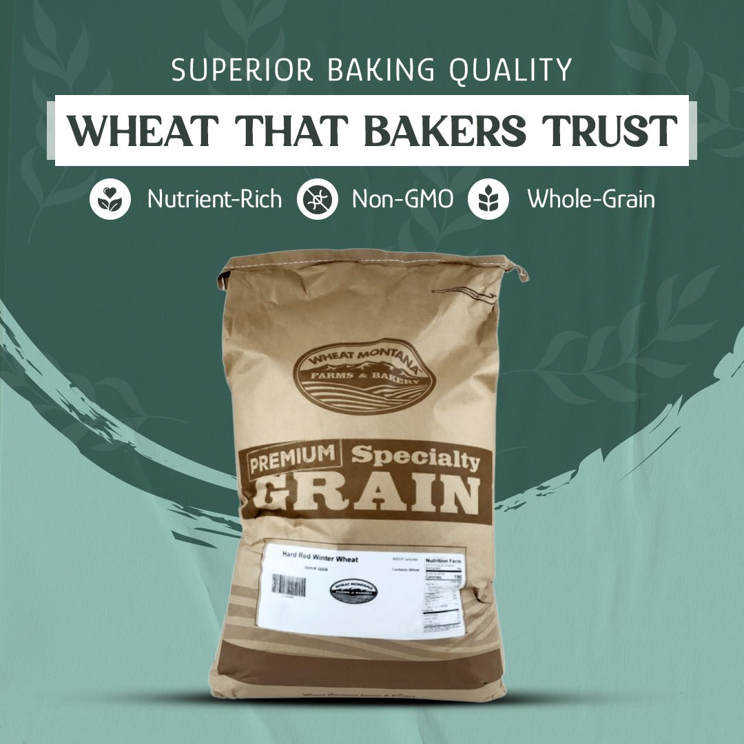 Wheat Berries, Bronze Chief (Red), Certified Glyphosate Free