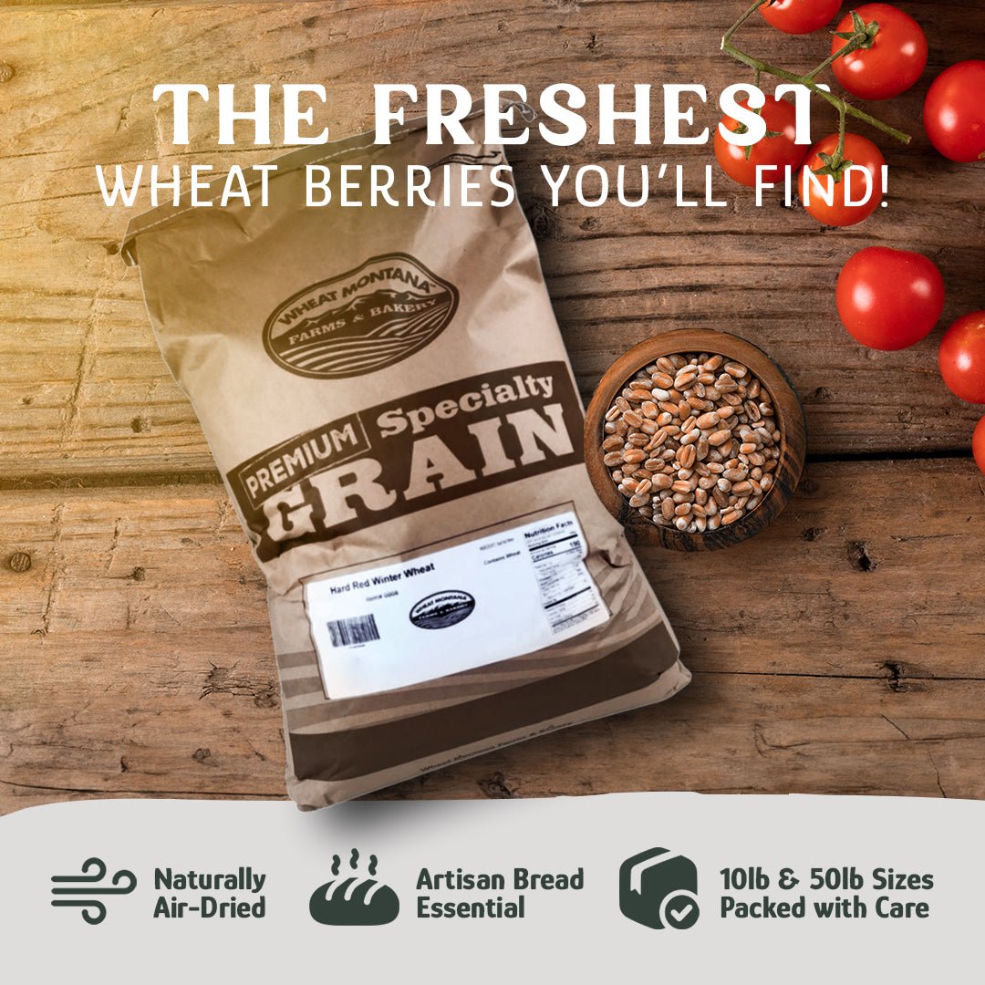 Wheat Berries, Bronze Chief (Red), Certified Glyphosate Free