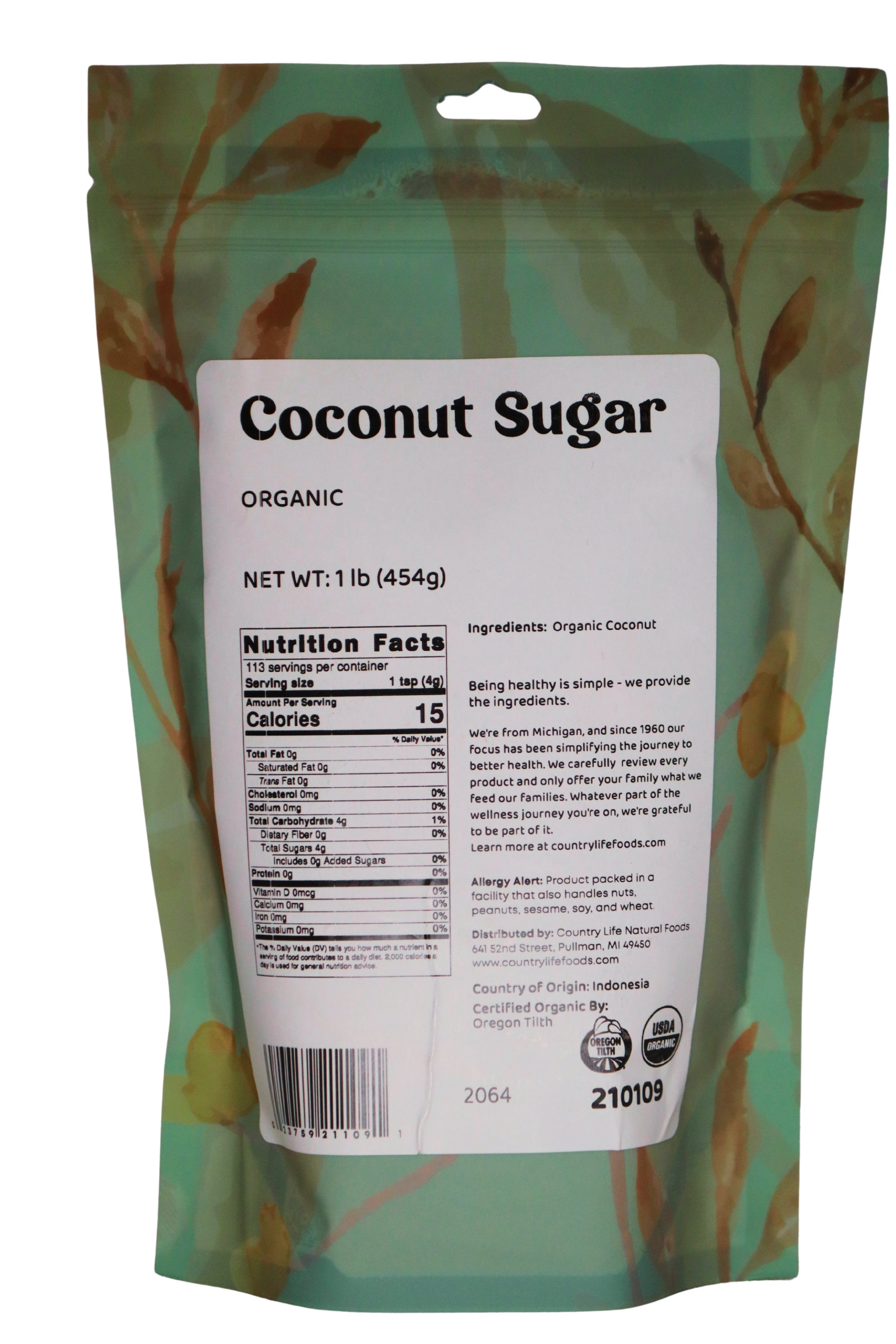 Coconut Sugar, Organic