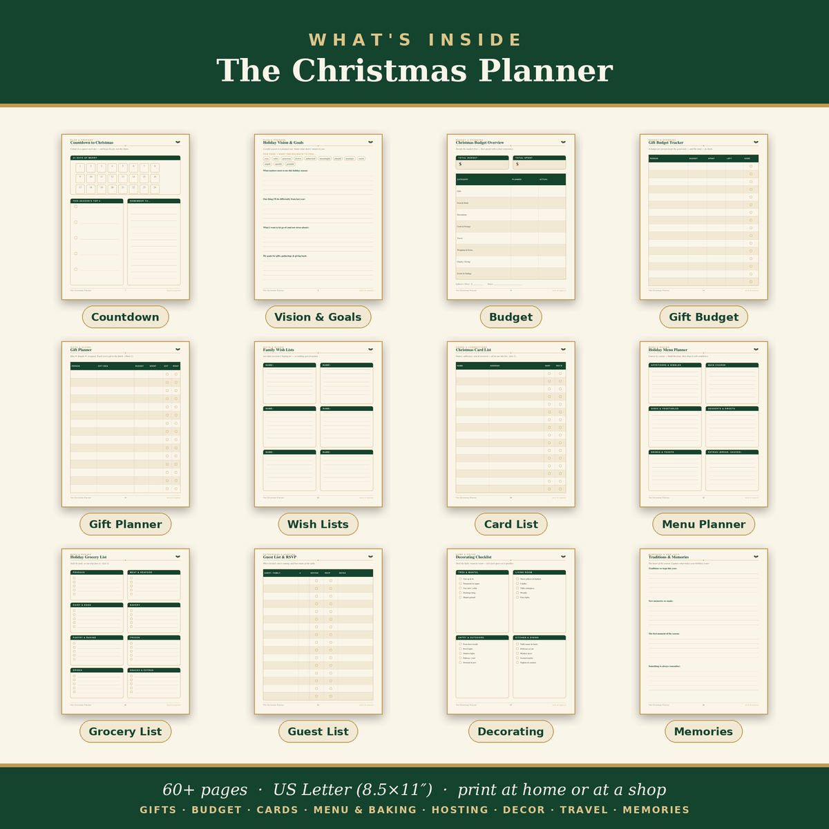 The Christmas Planner (Printable)