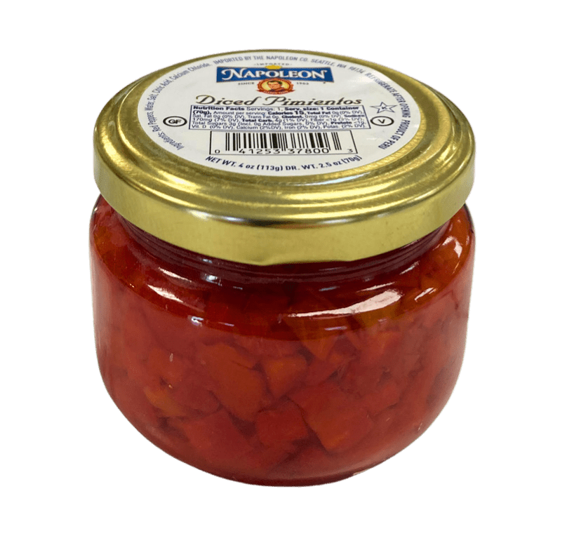 Pimientos, Diced