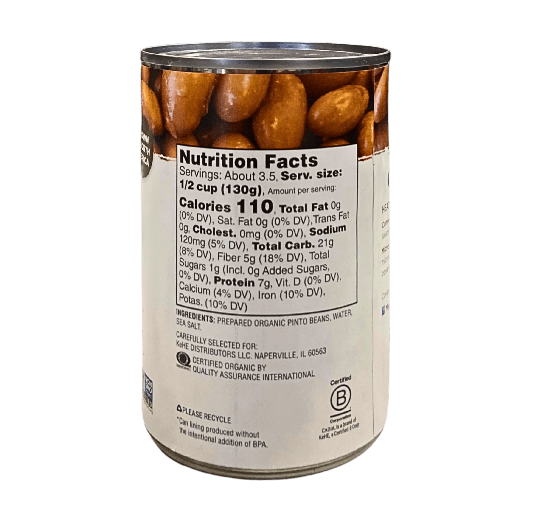 Pinto Beans, Organic, Cadia