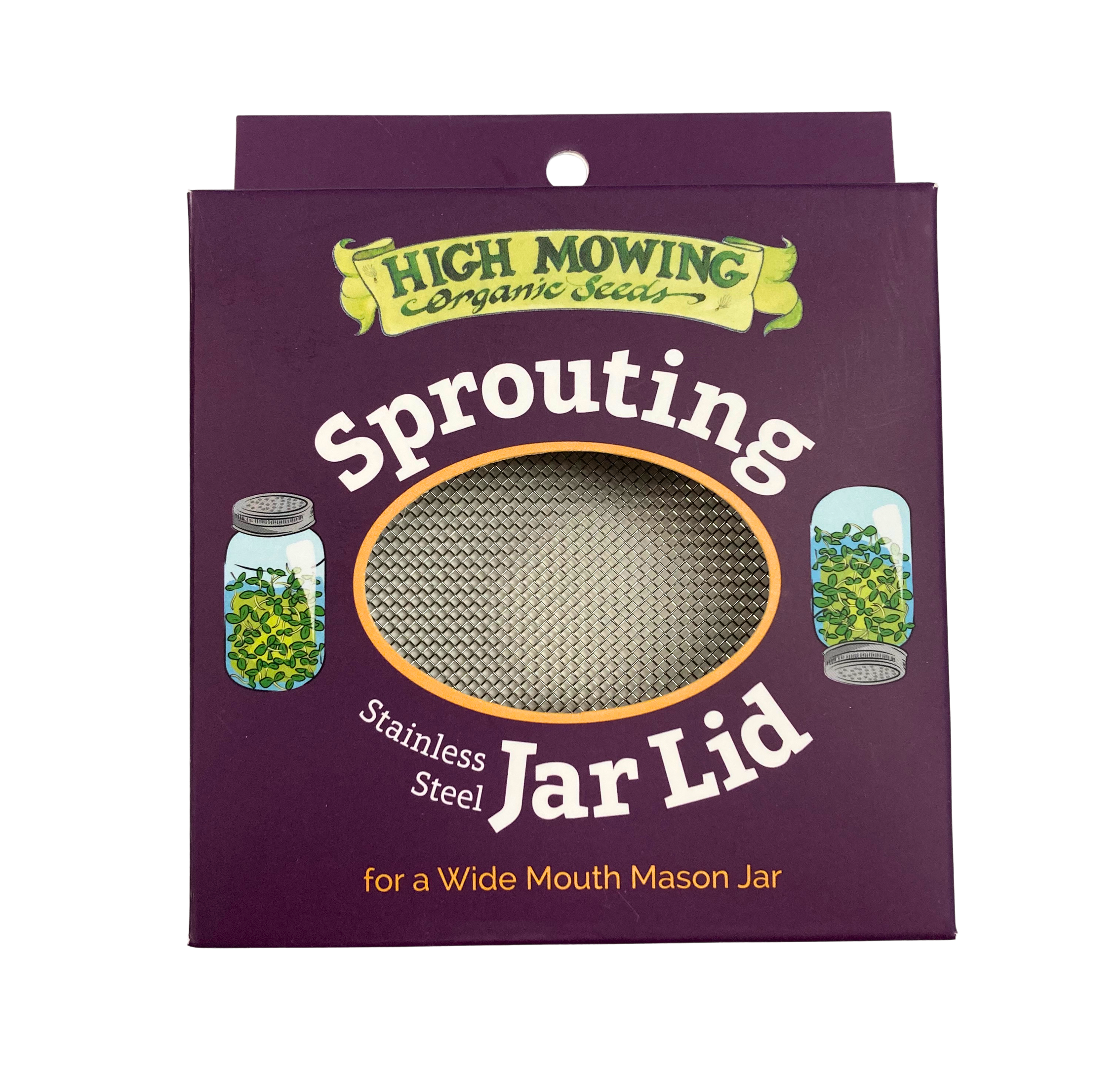 Sprouting Jar Lid, Wide Mouth