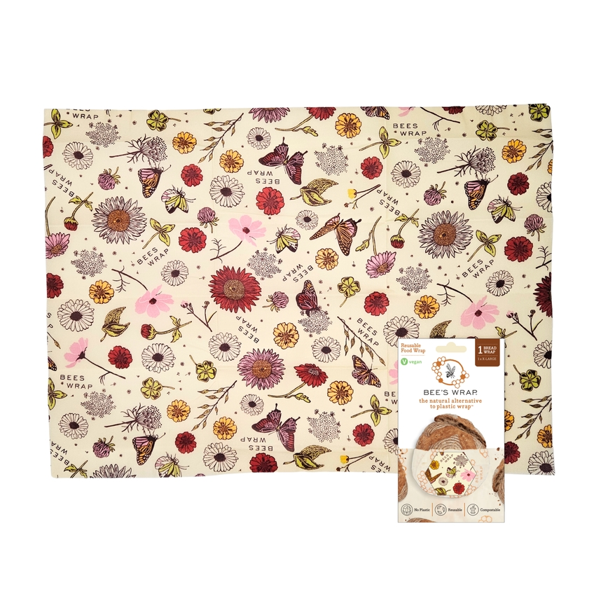 Bee's Wrap Food Wrap - Meadow Magic Bread Wrap