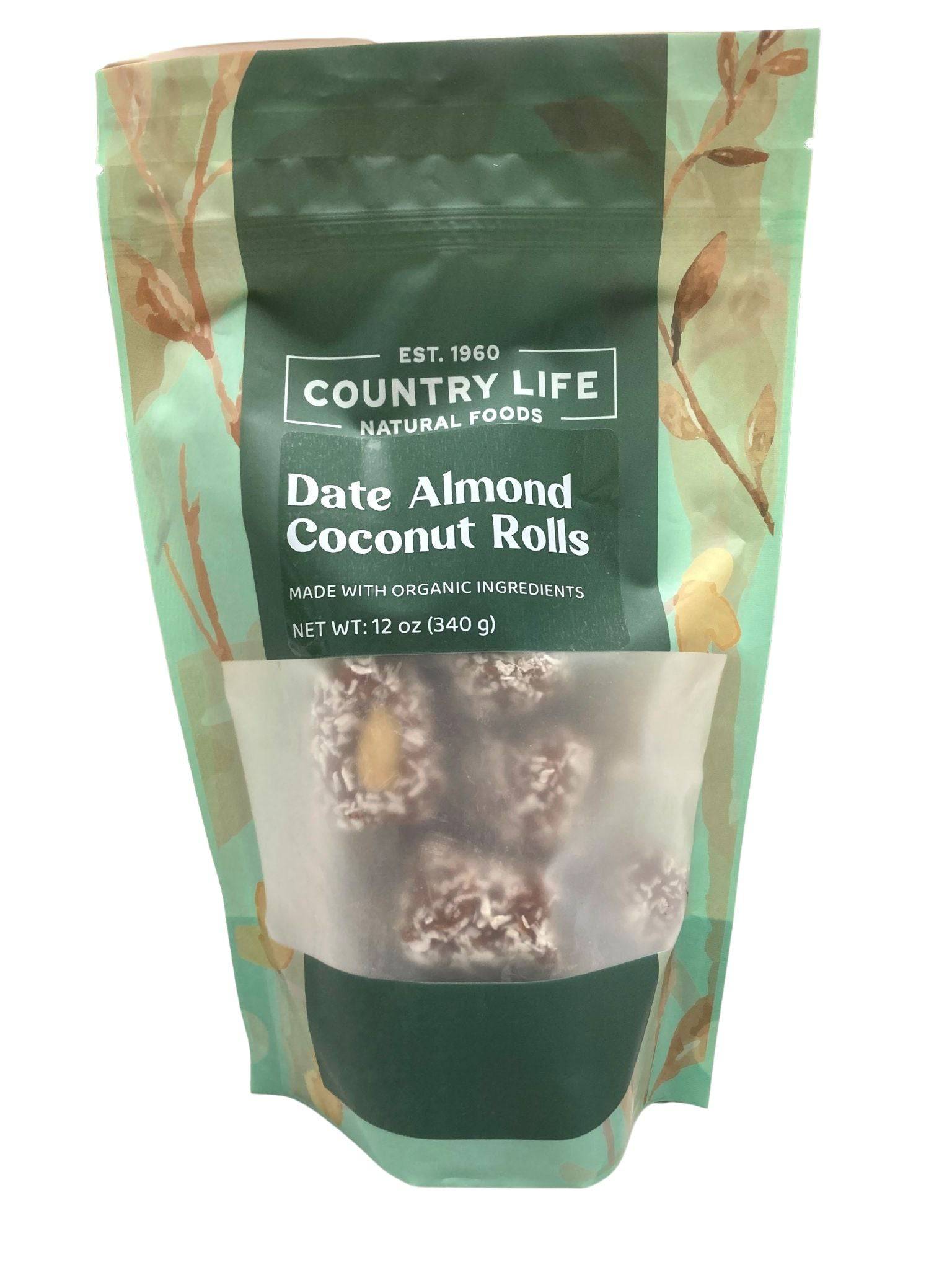 Date Coconut Roll, Almond, Organic