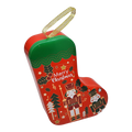 Christmas Stocking Cookie Tin Ornament - Merry Christmas