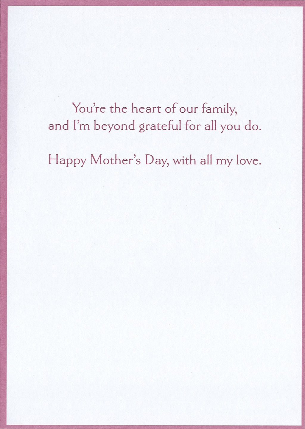 Radiant Marble - Mother's Day Card