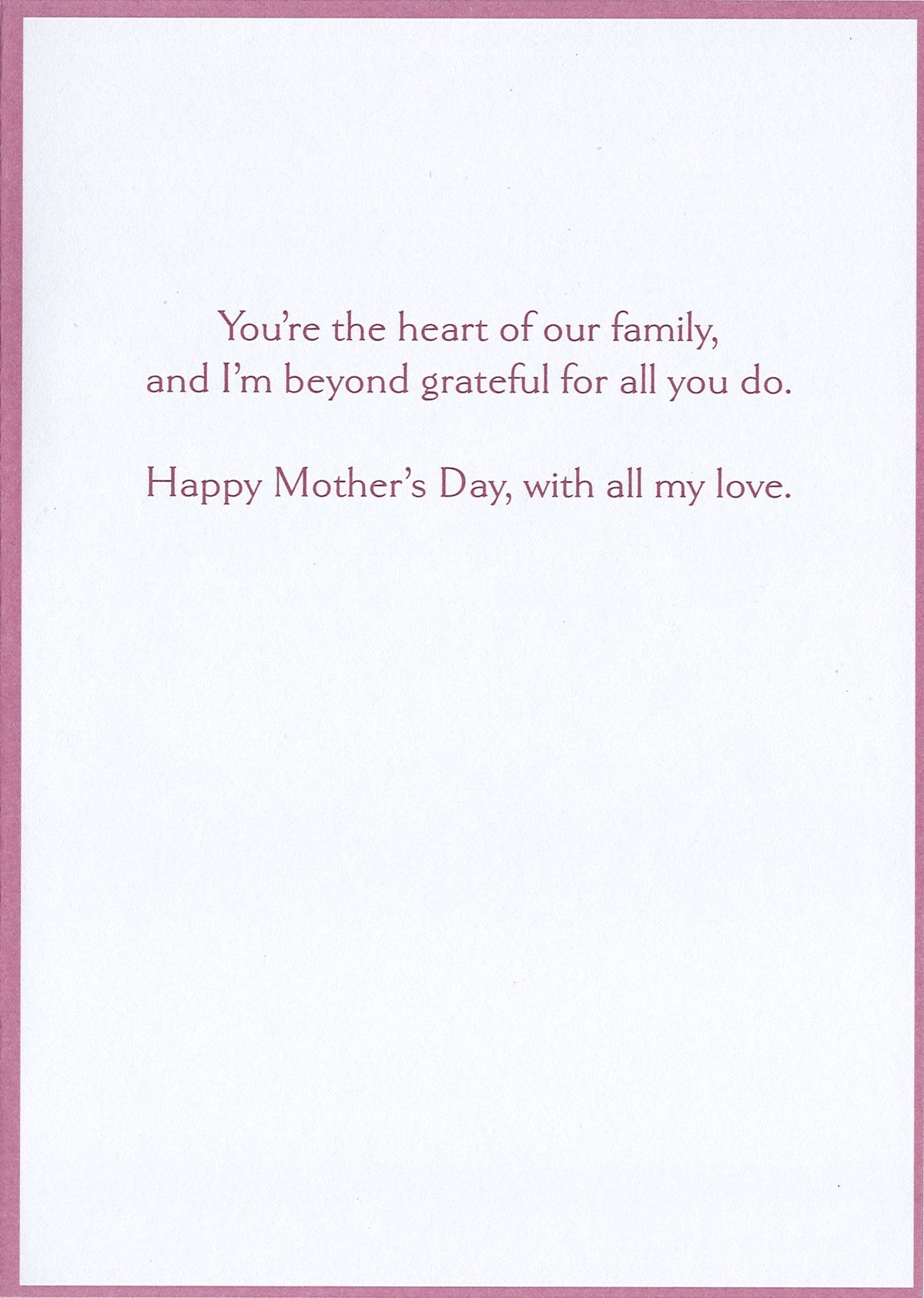 Radiant Marble - Mother's Day Card