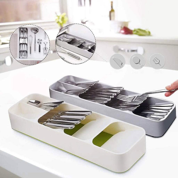 Kitchen Tableware Drawer Spoon Storage Box