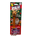 Christmas Pez Dispenser with 3 Rolls of Candy - Reindeer