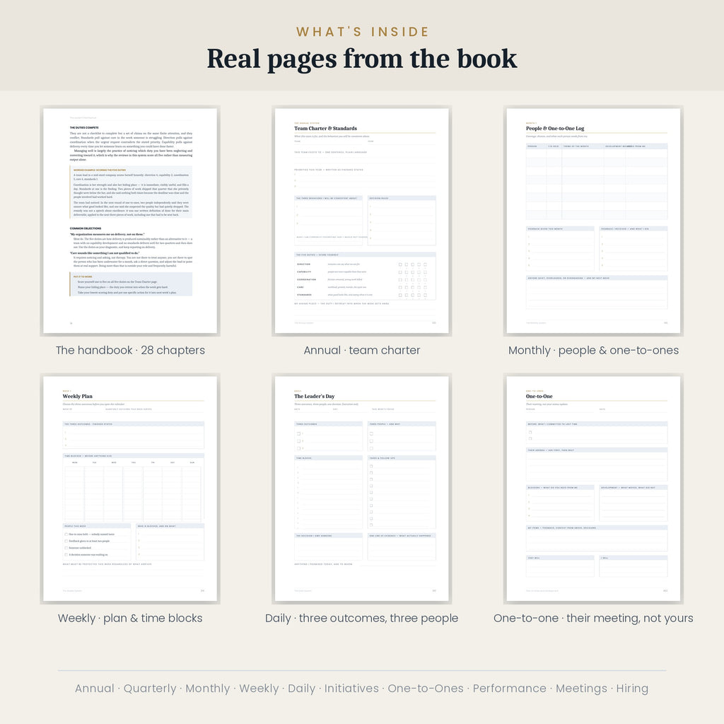 The Leader's Field Manual (Printable)