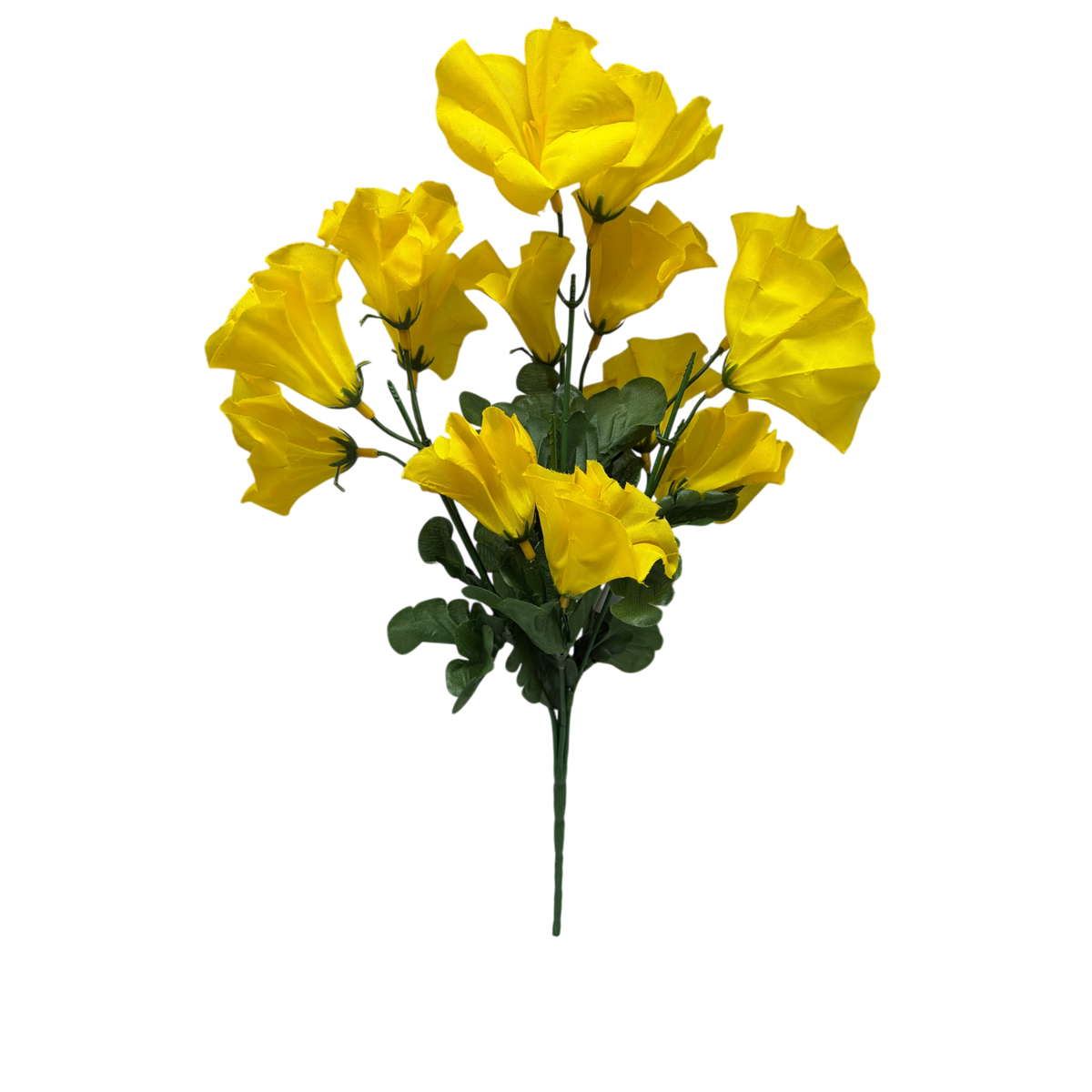 15-Inch Faux Yellow Petunias