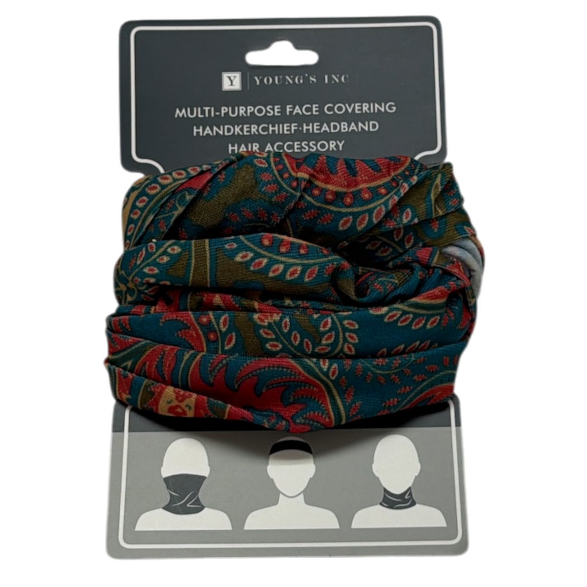 Headband/Scarf Multicolor Paisley