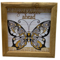 Good Time Ahead  - Butterfly Wall Plaque