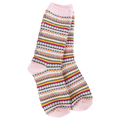 Weekend Boho Crew - Pink Stripe