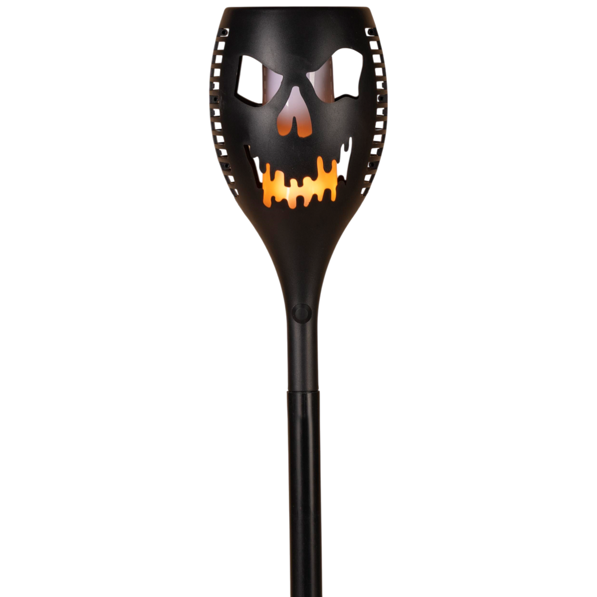 LED Solar Scary Pumpkin Face Torch -