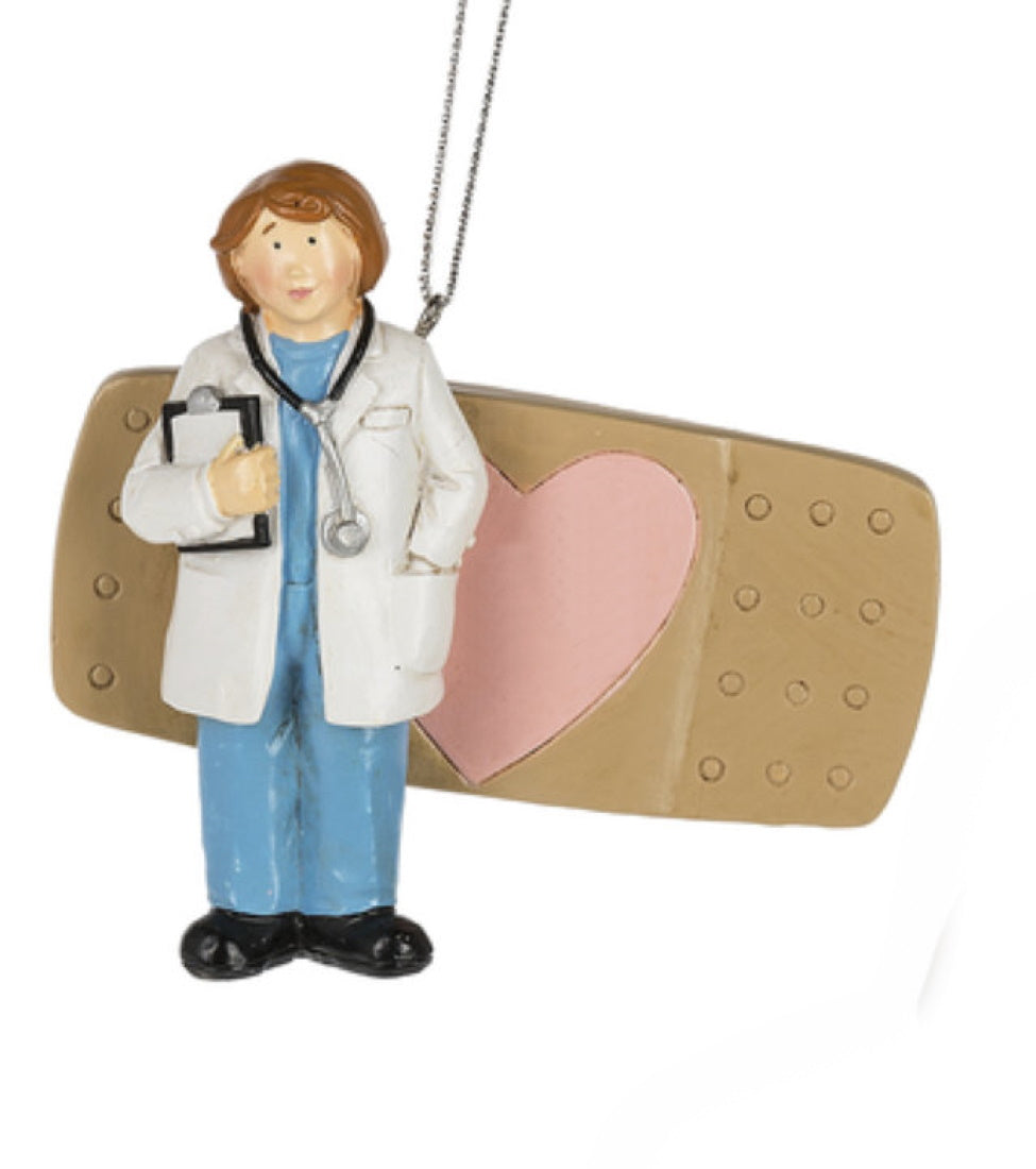 Doctor with Chart Ornament