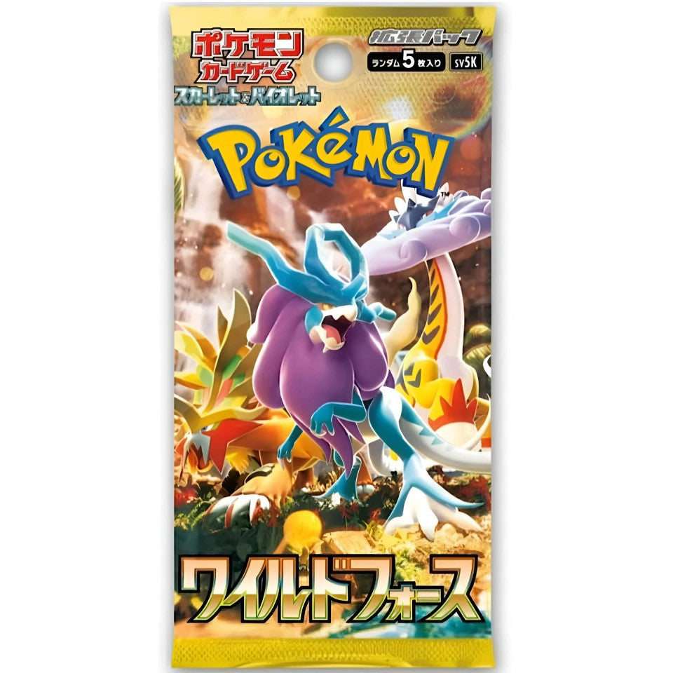 Pokémon TCG: Scarlet & Violet sv5K Wild Force Japanese Booster Pack