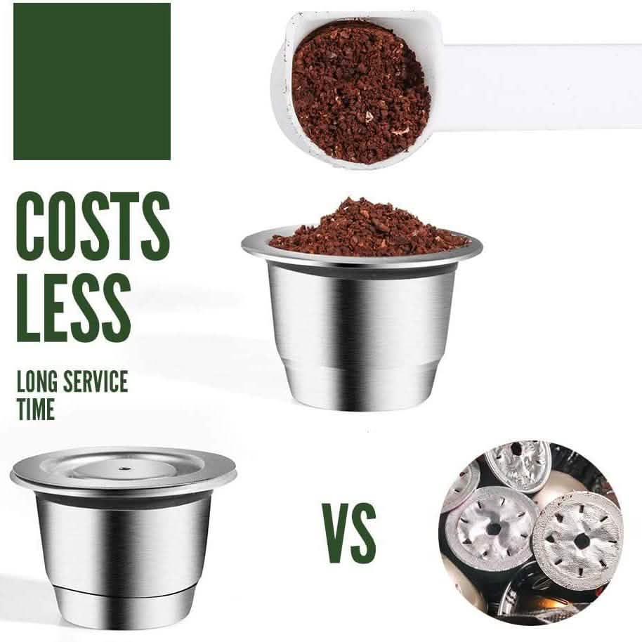 Stainless Steel Refillable Coffee Espresso Capsules