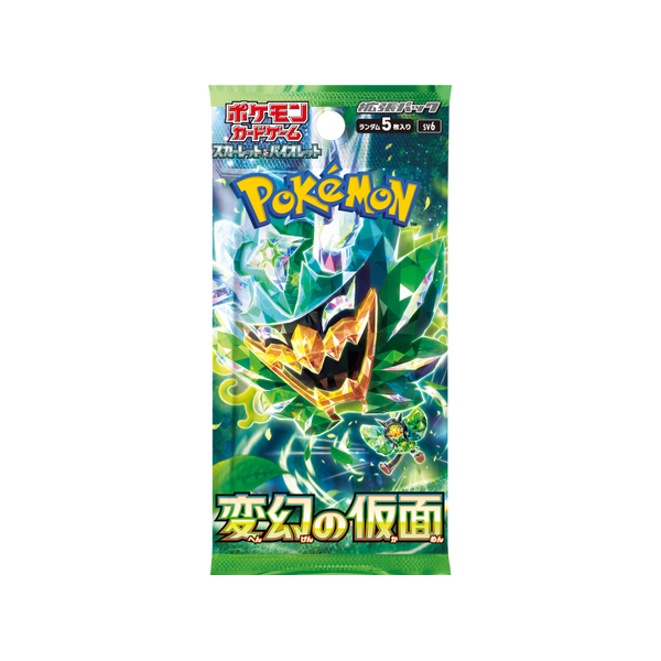 Pokémon TCG Japanese Scarlet & Violet Transformation Mask (sv6) – 1 Booster Pack
